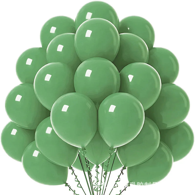 20pcs Pearl Latex Balloon Blue Helium Ball for Wedding Adult Birthday Party Baby Shower Graduation Chinese New Year Decoration