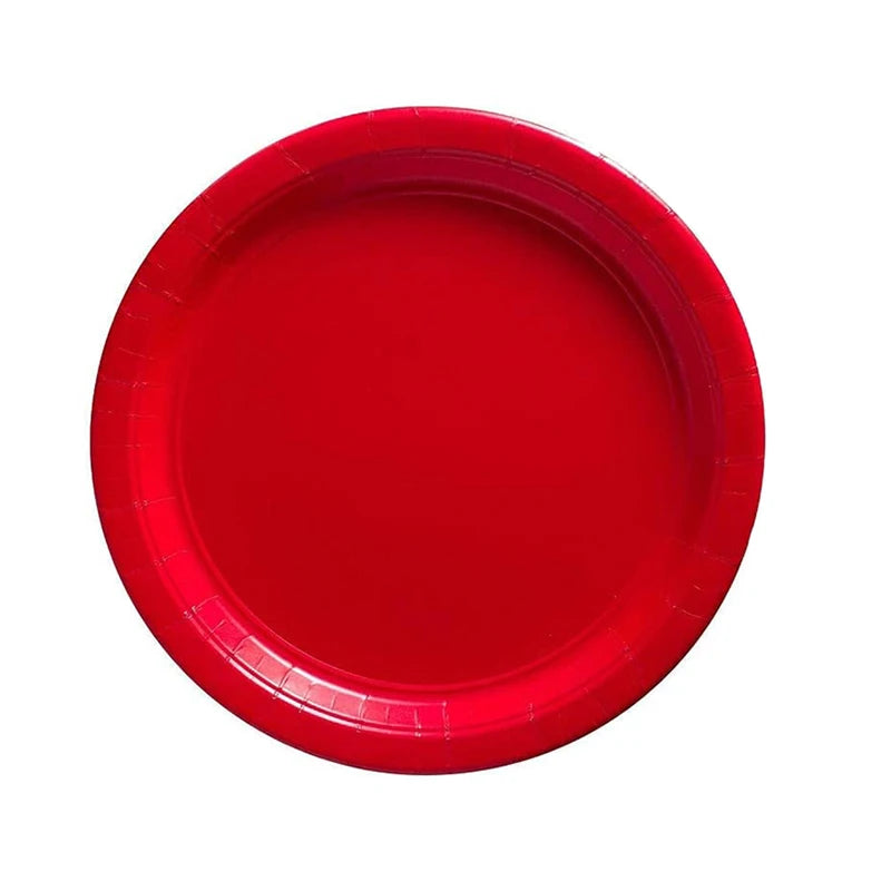 Wedding Party Red Color Party Disposable Party Tableware Cups Plates For Anniversaire Birthday Party Decorations Adult Supplies - Big Tim's Magic Emporium