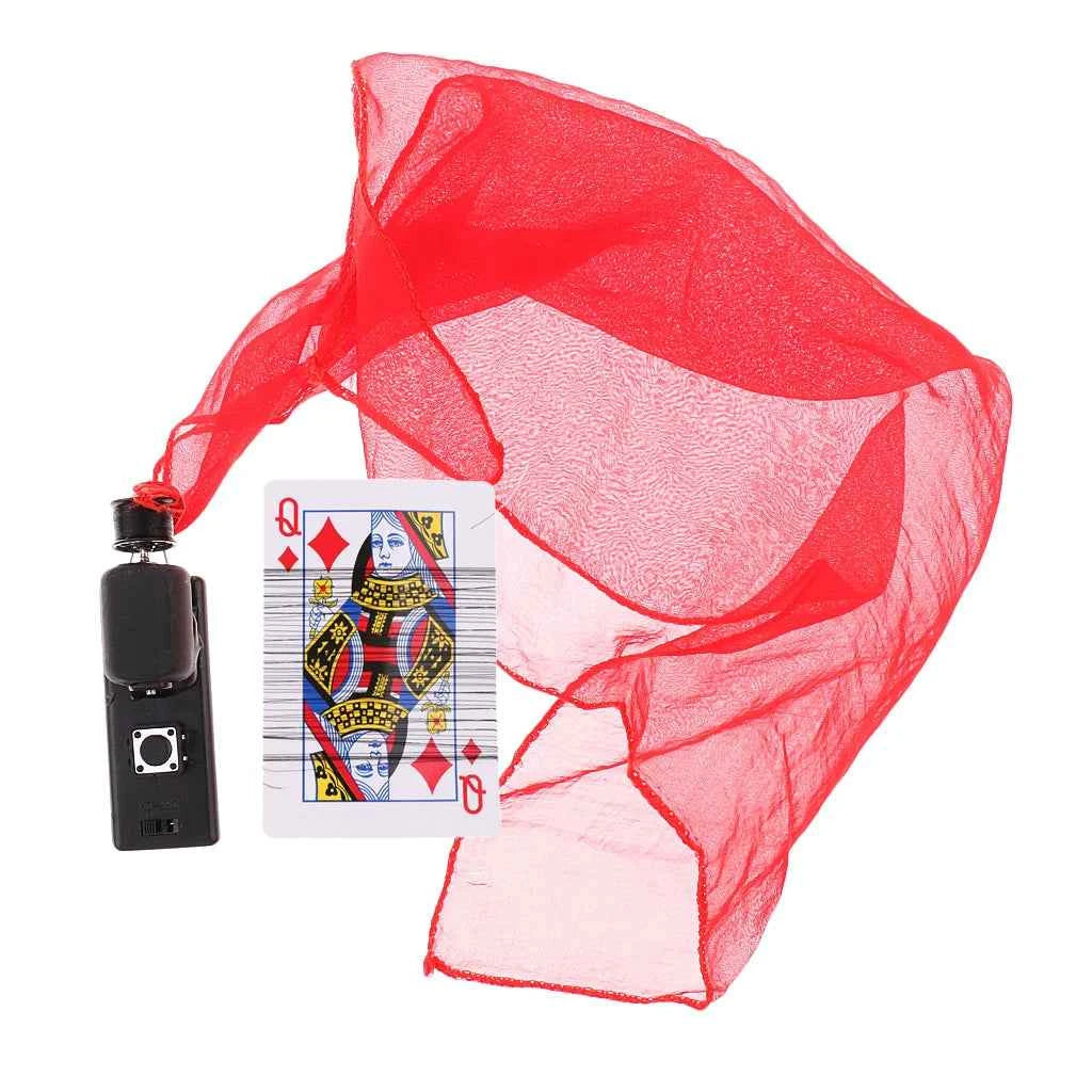 Super Flying Silk Power Reel Poker Trick Accessories Stage Prop Funny Parts Electronic Prop Magic Tricks Stage Accessories