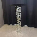 Aluminium Folding Magic Table Black Magic Trick Factory   Stage Magic Props Halloween Day  Magician Teaching Material