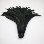 50pcs Natural Rooster Tail Feather Plumes