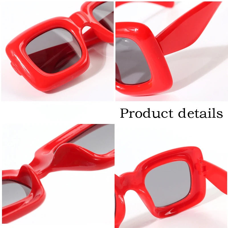 2023 Multi Colors New Unique Fashion Design Y2K Funny  Square Kids Baby Sunglasses for Decoration Eyewear - Big Tim's Magic Emporium