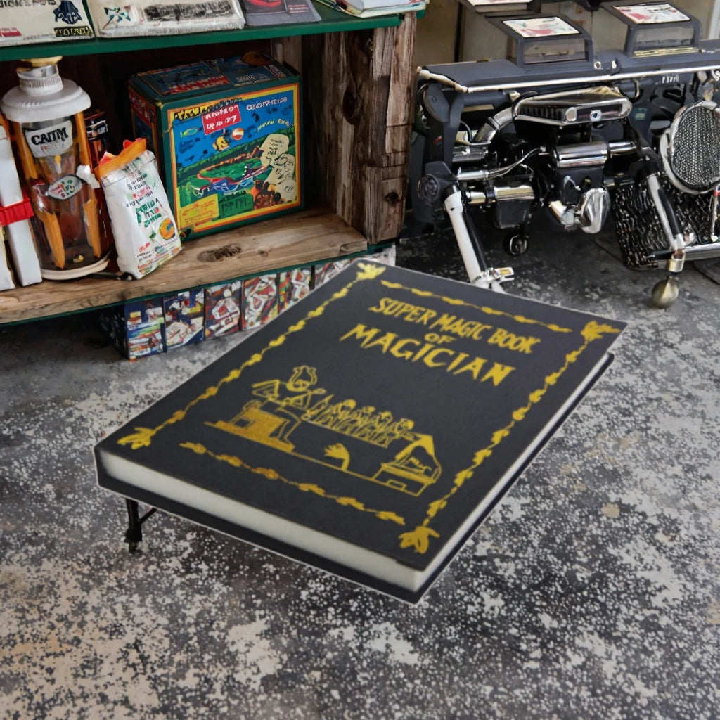 Flying Pigeon Plush Toy Magic Prop Book-Close-Up Magic Tricks Disappearing Feature Learn & Perform