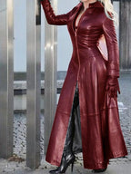 Women's Faux Leather Costume