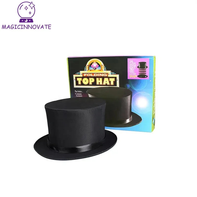 Magic TOP Hat Folding Magic Hat Out of  Rabbit &pigeon Interactive Funny Magic Props Show - Big Tim's Magic Emporium