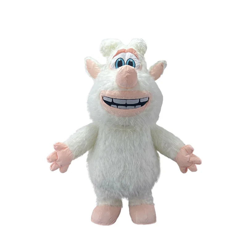 Funny  Custom Inflatable the Cool Mouse Cosplay Mascot Costume Plush Furry White Anime Rat Pink Fancy Dress for Adult 2m/2.6m