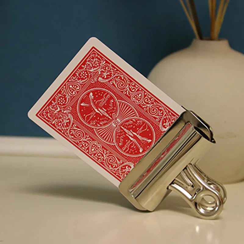 Mystery Clip by J.C Magic Tricks Props Clip Find the Chosen Card Prediction Magia Magician Close up Illusions Gimmicks Mentalism