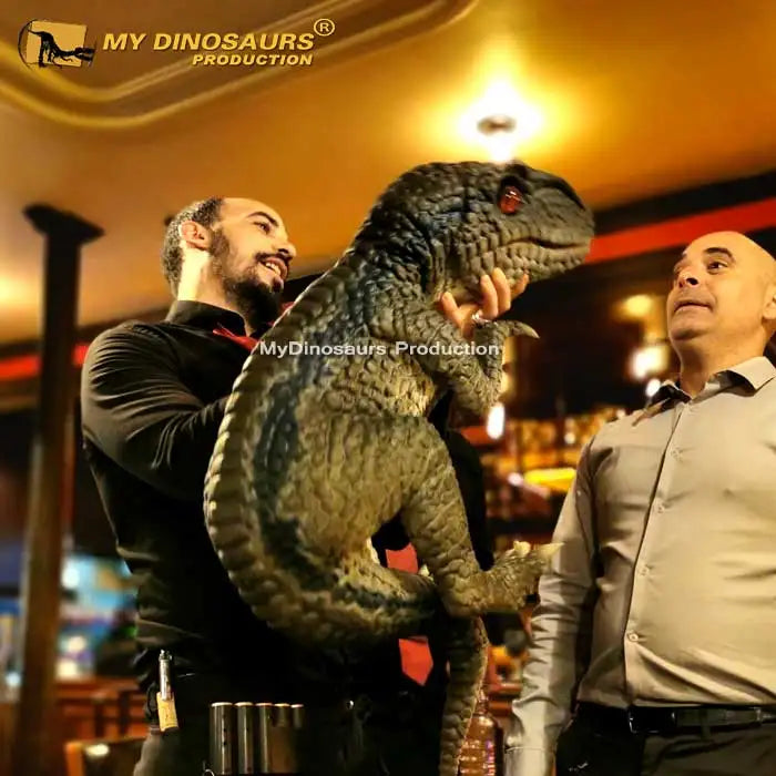 My Dino DP627 Movie Character Animatronic Velociraptor Hand Puppet