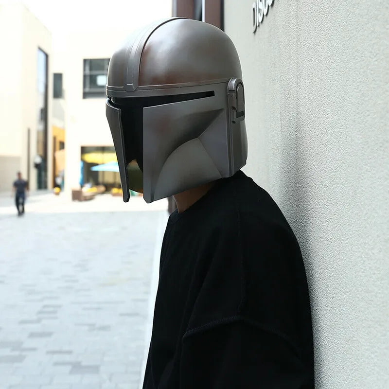 Movie Boba Fett Cosplay Mask Helmets PVC Masks Props Halloween Mask for Face with Eye Shield Anime Robot Full Masks Boba Fett - Big Tim's Magic Emporium