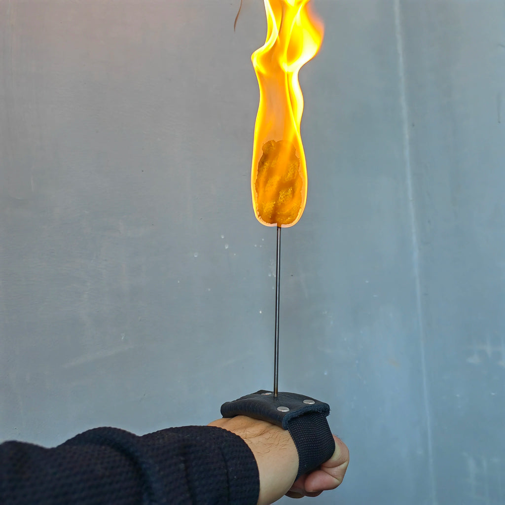 Fire Belly Dance Equipment Fire Performer Props Flame Show Dancing Handle Candles Body Torch Flow Art Fire Palm Torches