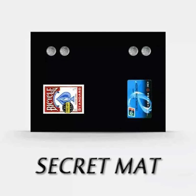 Secret Mat Magic Tricks Appearing Close Up Poker Deck Card Pad Close Up Illusions Mentalism Magic Prop Professional  Magician