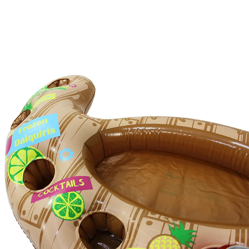 Party Inflatable Salad Bar Buffet Pool Inflatable Ice Bucket Outdoor Swimming Pool Drink Float Holder Food Supplies Toy Stand
