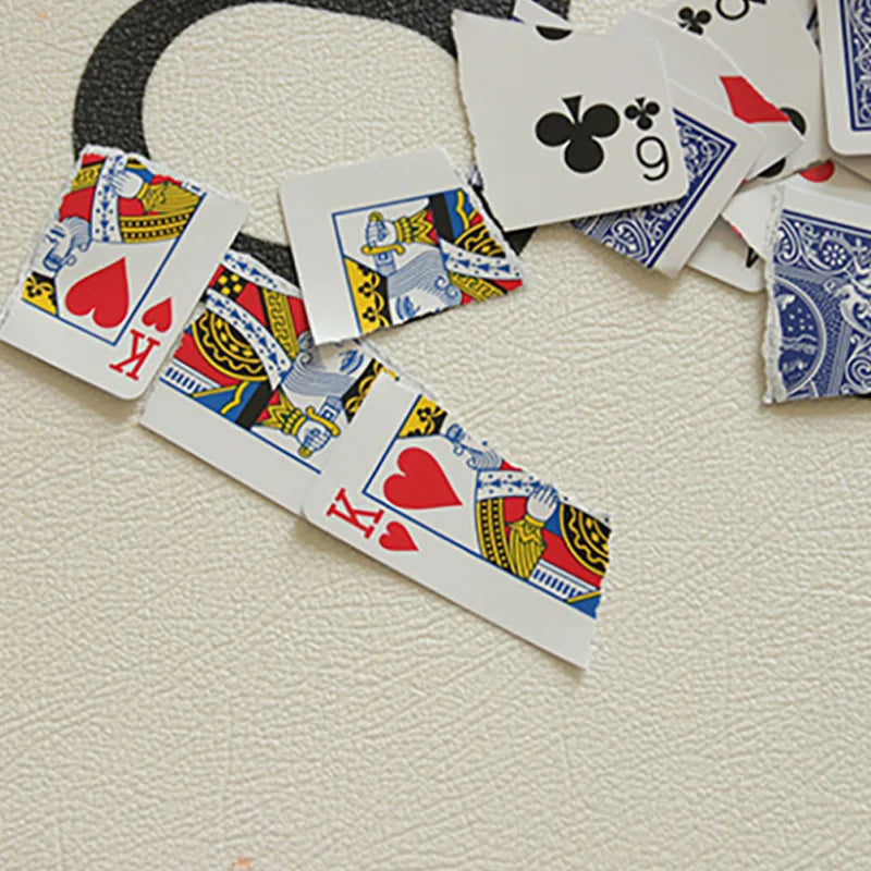 Restored Card by J.C Magic Tricks Broken Card Restored Magia Magician Close up Street Illusions Gimmicks Mentalism Props