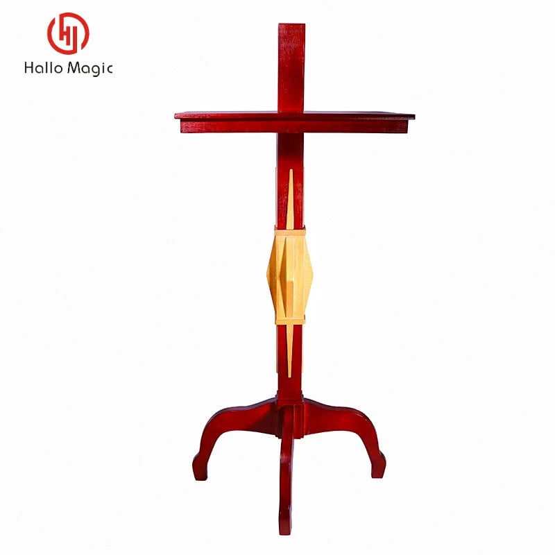 Light Floating Table (Wooden Vase & Plastic Candlestick) Magic Tricks Magician Stage Illusions Gimmick Props Levitation Magia