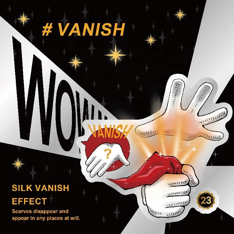 Magic Class Silk Vanish Party Show Tricks for  Beginners Magic Gift on Festivals