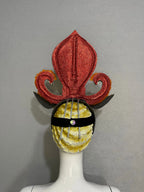 FASHIONABLE AND EXQUISITE HEADDRESS FEATHERS SAMBA DANCE CARNIVAL HALLOWEEN PARTY LATIN DANCE BAR PERFORMANCE HAT MASQUERADE