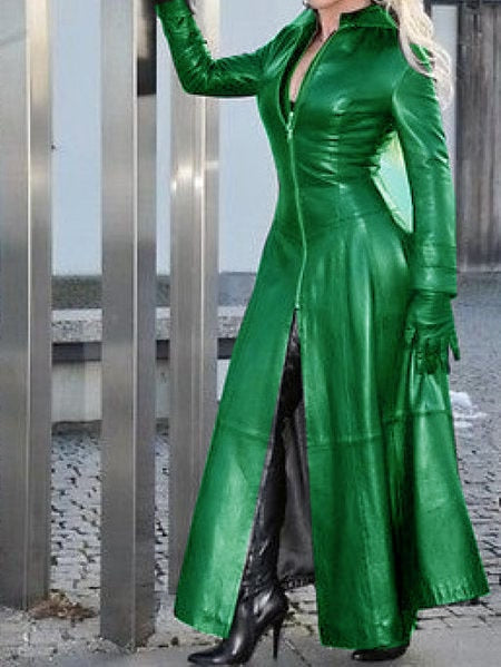Women's Faux Leather Costume