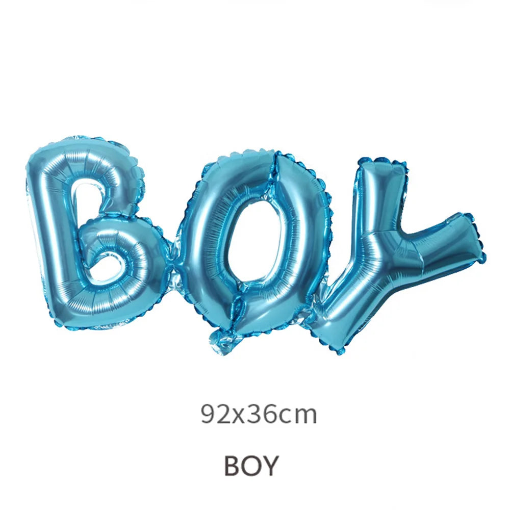 1pcs Boy Girl Balloon Aluminum Foil Birthday Balloon Gender Party Baby Shower Party Supplies Party Decoration Party Decor - Big Tim's Magic Emporium