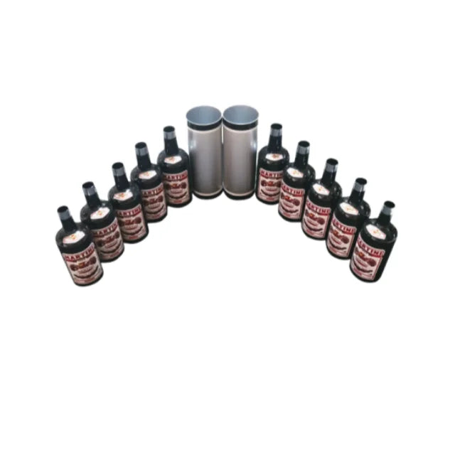 Ten-Piece Metal Magic Stage Illusions Gimmick Props Multiplying Moving Increasing Bottles Tricks for Magicians Close-Up Magic