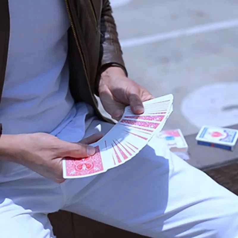 Triple Helix Magic Tricks Playing Cards Poker Decks Appearing Close Up Street Illusion Gimmick Mentalism Puzzle Toy Magia Card