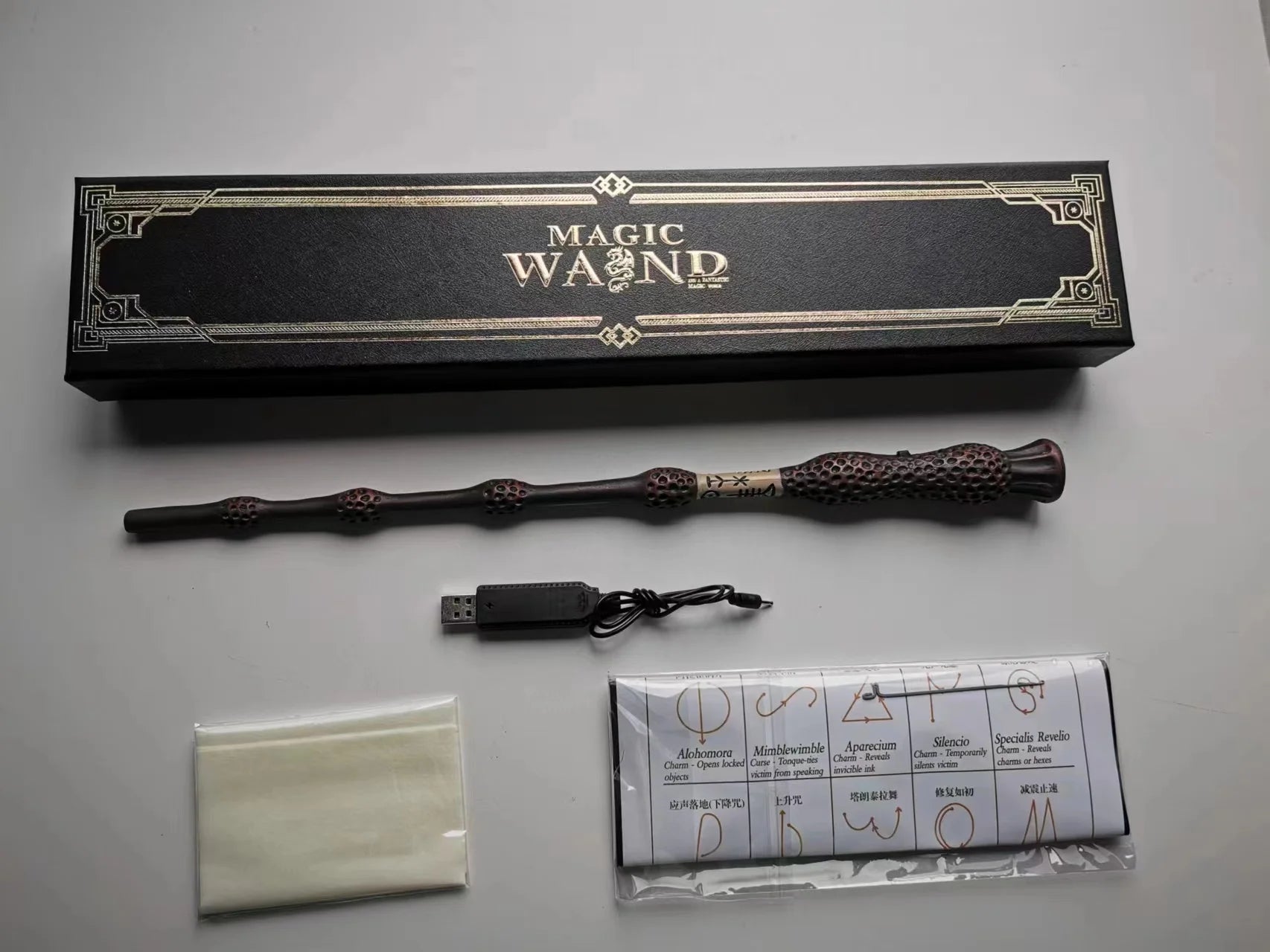 Extra Magic Flash Paper 5 PCS of PACKS for Fireball Stick Magic Shooting Wand