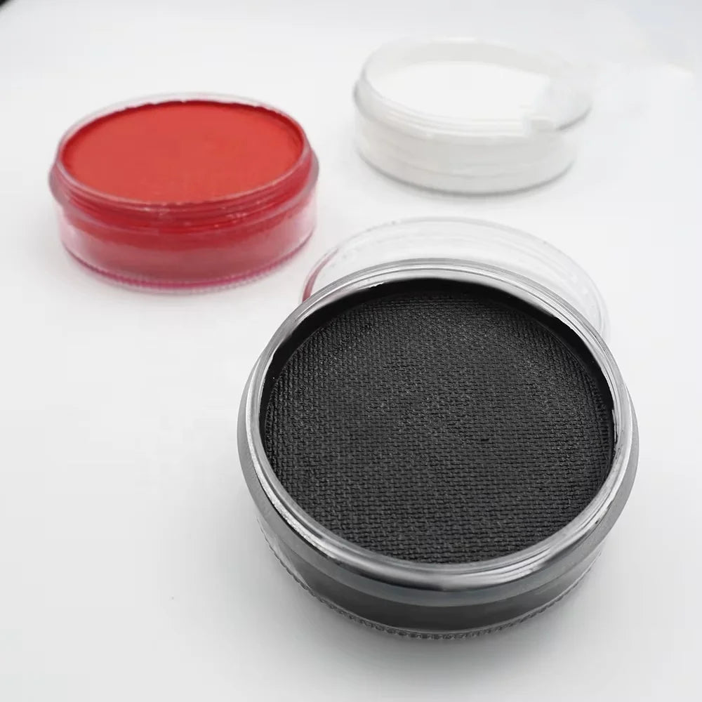 120g Extra-Large Capacity Single Color Face Body Paint Palette for Children Perfect for Clown Face Painting . - Big Tim's Magic Emporium