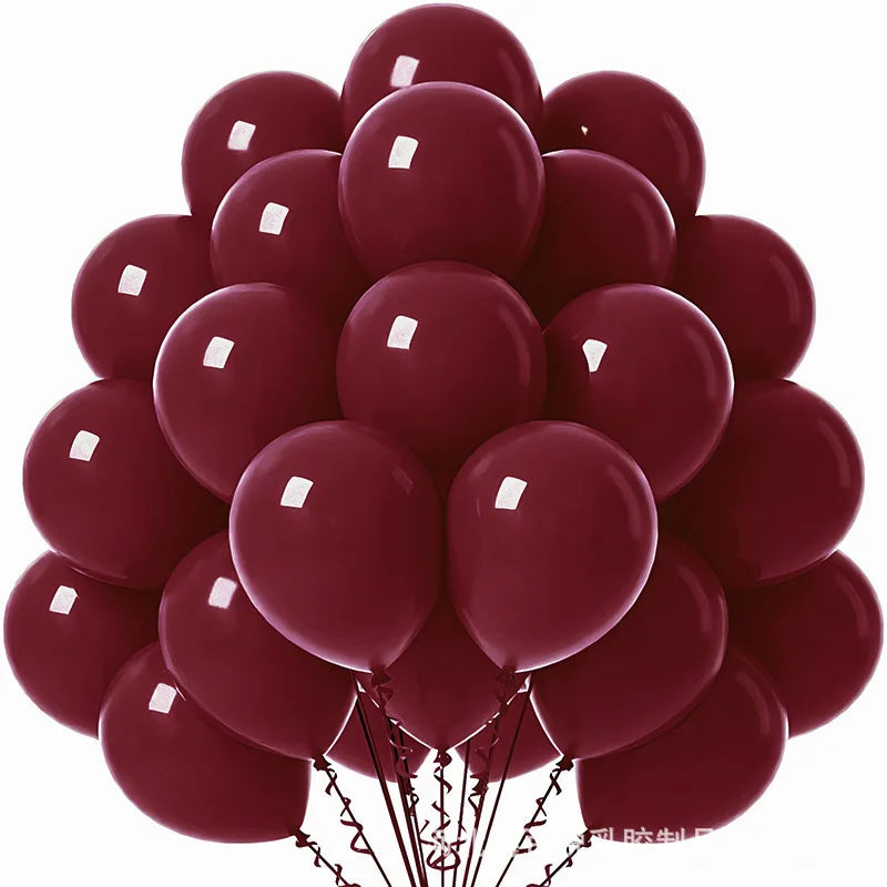 20pcs Pearl Latex Balloon Blue Helium Ball for Wedding Adult Birthday Party Baby Shower Graduation Chinese New Year Decoration