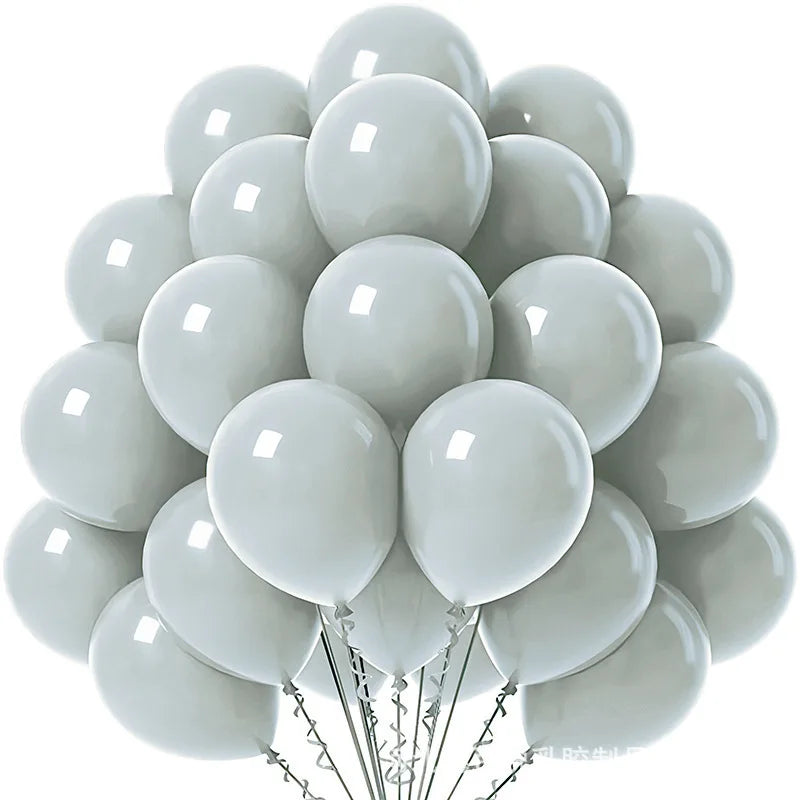 20pcs Pearl Latex Balloon Blue Helium Ball for Wedding Adult Birthday Party Baby Shower Graduation Chinese New Year Decoration