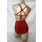 Sparkly Samba Carnival Stone Wire Bra & High-Waisted Bottom Two-Piece Costume Set