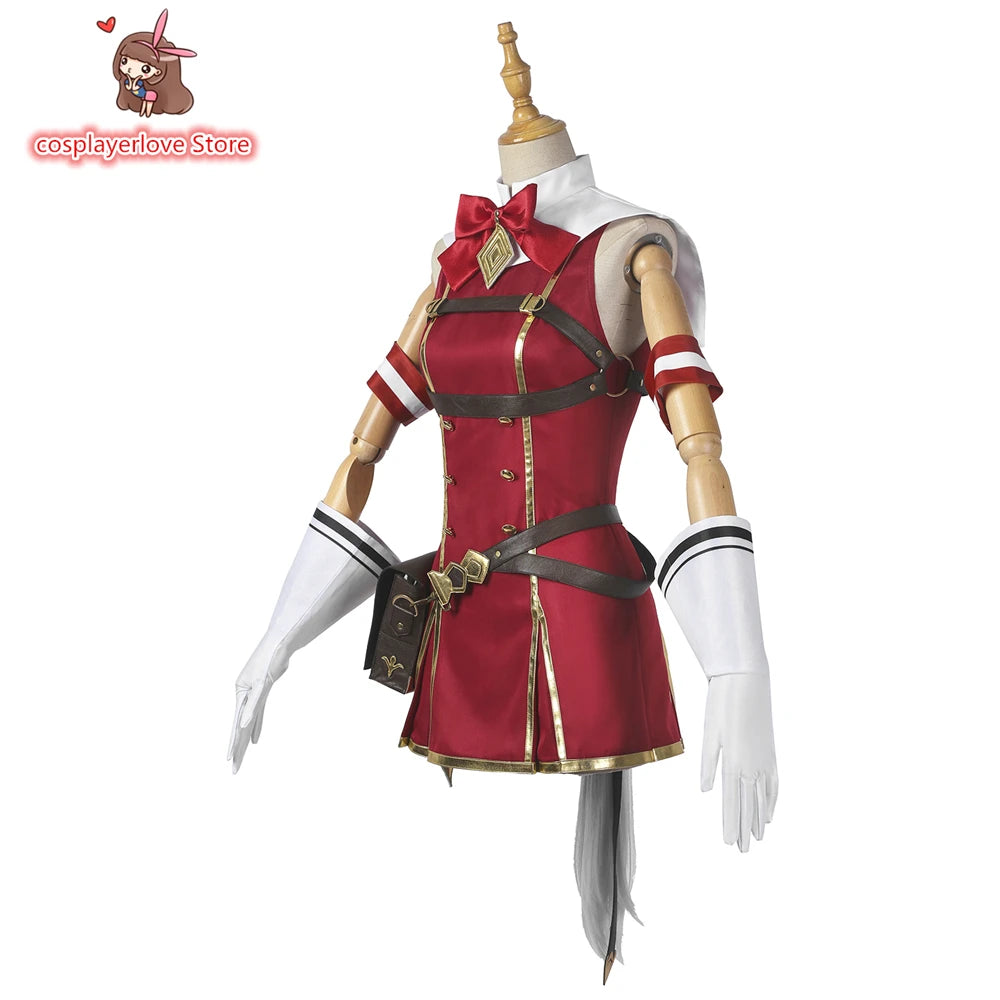 Uma Musume Pretty Derby Gold Ship Cosplay Costume | Complete Accessory Set - Big Tim's Magic Emporium