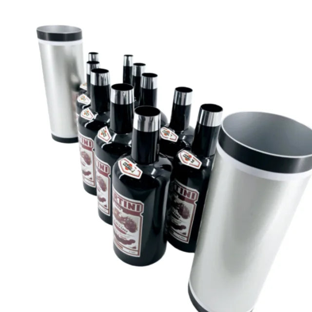 Ten-Piece Metal Magic Stage Illusions Gimmick Props Multiplying Moving Increasing Bottles Tricks for Magicians Close-Up Magic