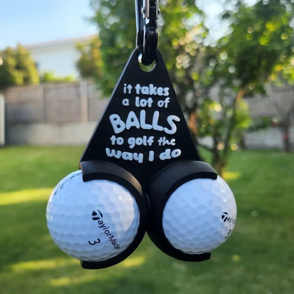 New Eco-friendly ABS Golf Ball Holder with Customizable Logo Funny Golf Gifts Suspension Golf Stand