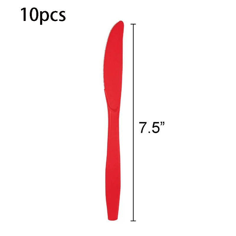 Wedding Party Red Color Party Disposable Party Tableware Cups Plates For Anniversaire Birthday Party Decorations Adult Supplies - Big Tim's Magic Emporium