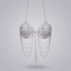 Dazzling Crystal Tassel Bra Chain & Skirt Bikini Body Jewelry Set