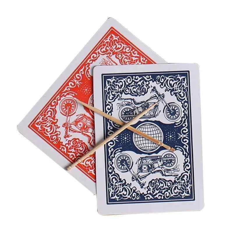 Hot Selling 1pc Magic Suspended Matches Toothpick Stick Magic Carpet Poker Magic Poker Adult Magic Tricks Easy To Do Magic Props