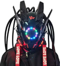 Phantom Halloween Carnival Party Light up Funny LED Mask New Design Luminous Cyberpunk LED Mask - Big Tim's Magic Emporium