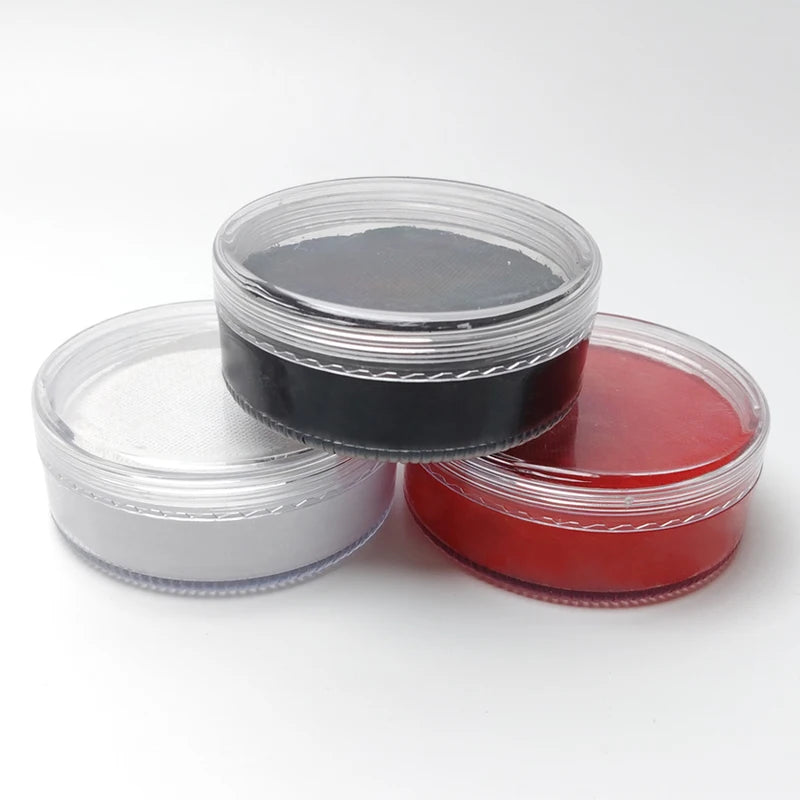 120g Extra-Large Capacity Single Color Face Body Paint Palette for Children Perfect for Clown Face Painting . - Big Tim's Magic Emporium