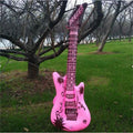 95cm Inflatable Guitar PVC Stage Props Children 's Simulation Inflatable Musical Instrument Explosion Inflatable Toys