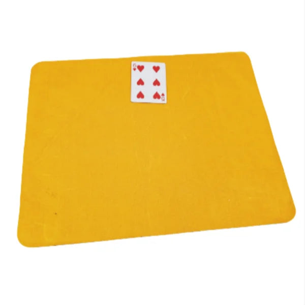 Customize Paper Poker Deck Card Mat (Black) for Street Magic Tricks Illusions Accessories Gimmick Props Magicians Pad