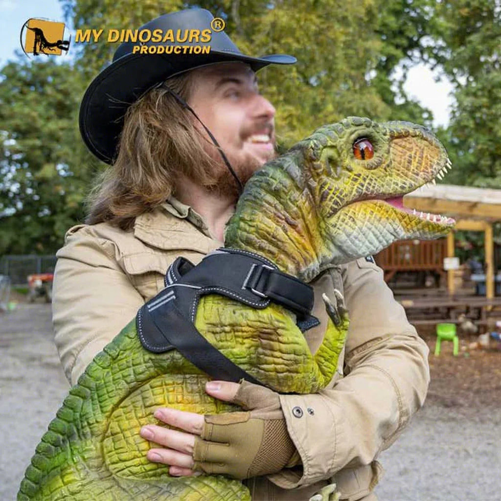 My Dino Custom Original Ventriloquist Dinosaur T-rex Hand Puppet