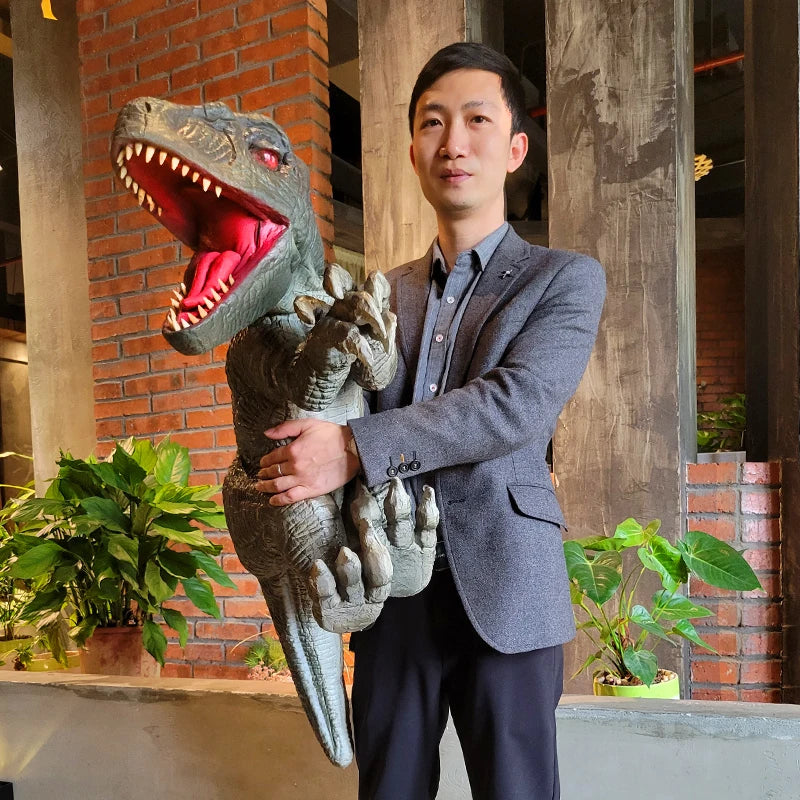 Cute Hand Control  Animatronic Dinosaur Puppet Toy for Adults for Sale