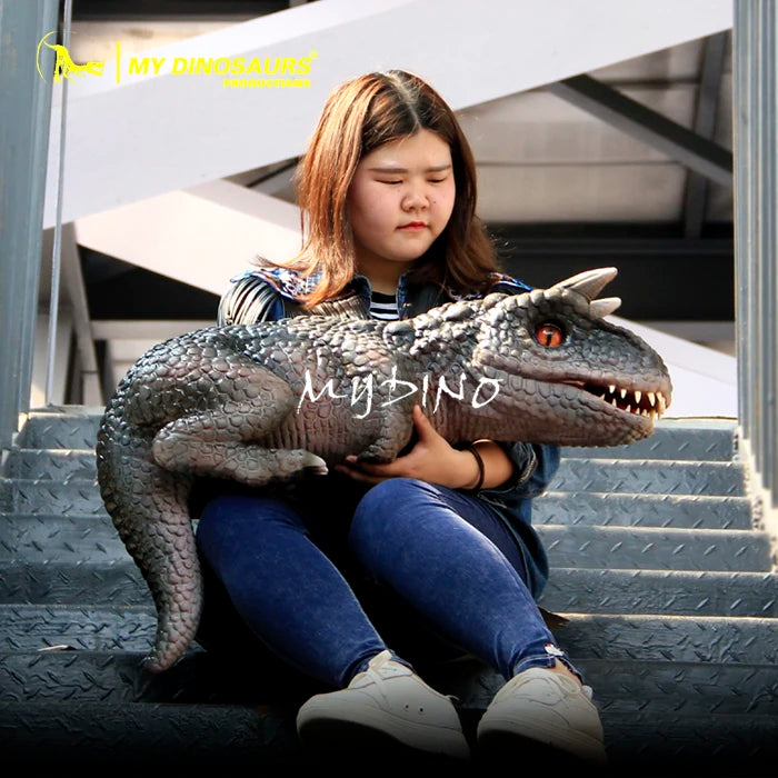 MY Dino S044 Animatronic Dragon Puppet Dinosaur Puppet Baby Carnotaurus