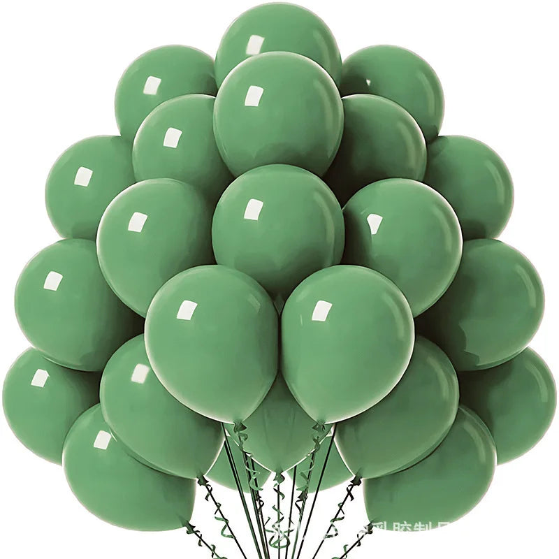 20pcs Pearl Latex Balloon Blue Helium Ball for Wedding Adult Birthday Party Baby Shower Graduation Chinese New Year Decoration