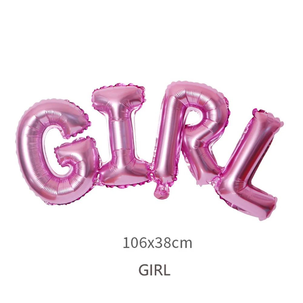 1pcs Boy Girl Balloon Aluminum Foil Birthday Balloon Gender Party Baby Shower Party Supplies Party Decoration Party Decor - Big Tim's Magic Emporium