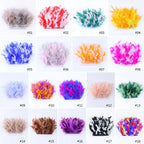 Fluffy Turkey Feathers Trim Ribbon Fringe