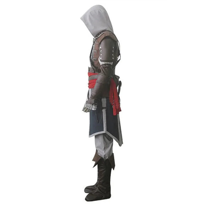 Uniform Outfits Complete Customization Suit Halloween PartyAssassins Cosplay Edward Costume Creed Black Flag Kenway Men Women