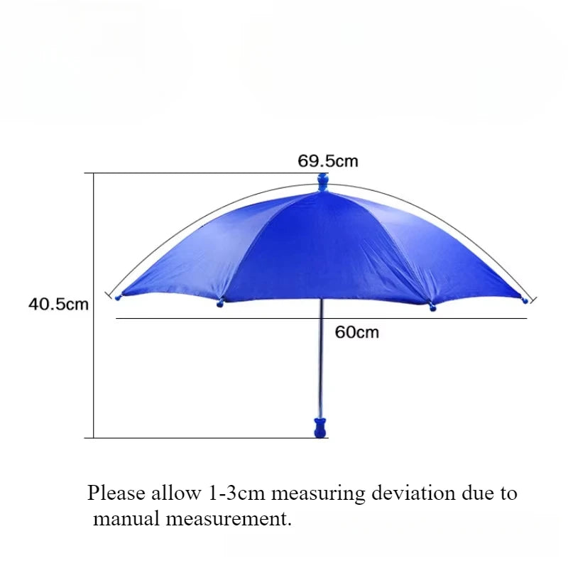 MCMagic Empty Hands Appearing Umbrella Trick (40cm Length) Magic Device Silk to Parasol Magician Accessory Stage Magic Show