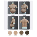 Fake Realistic Silicone Man Costume Potbellied Person Belly Cosplay Clothing Male Flabby and Bouncy Chest