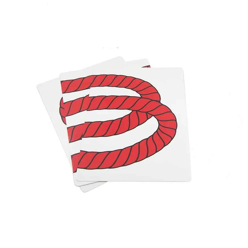 3 Rope Card Trick (JUMBO) Magic Tricks Magician Close Up Illusions Gimmick Props Accessories Comedy Mentalism Magia