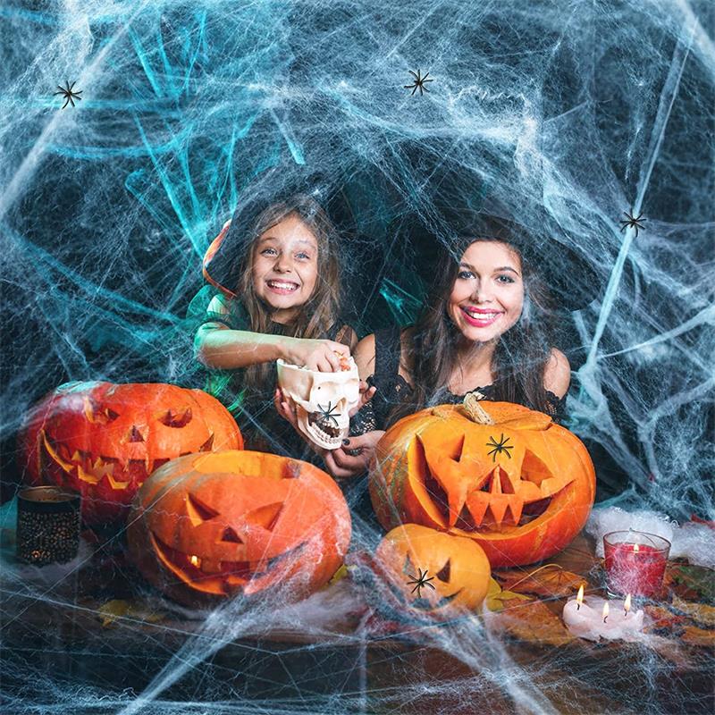 Artificial Spiderweb Halloween Decoration